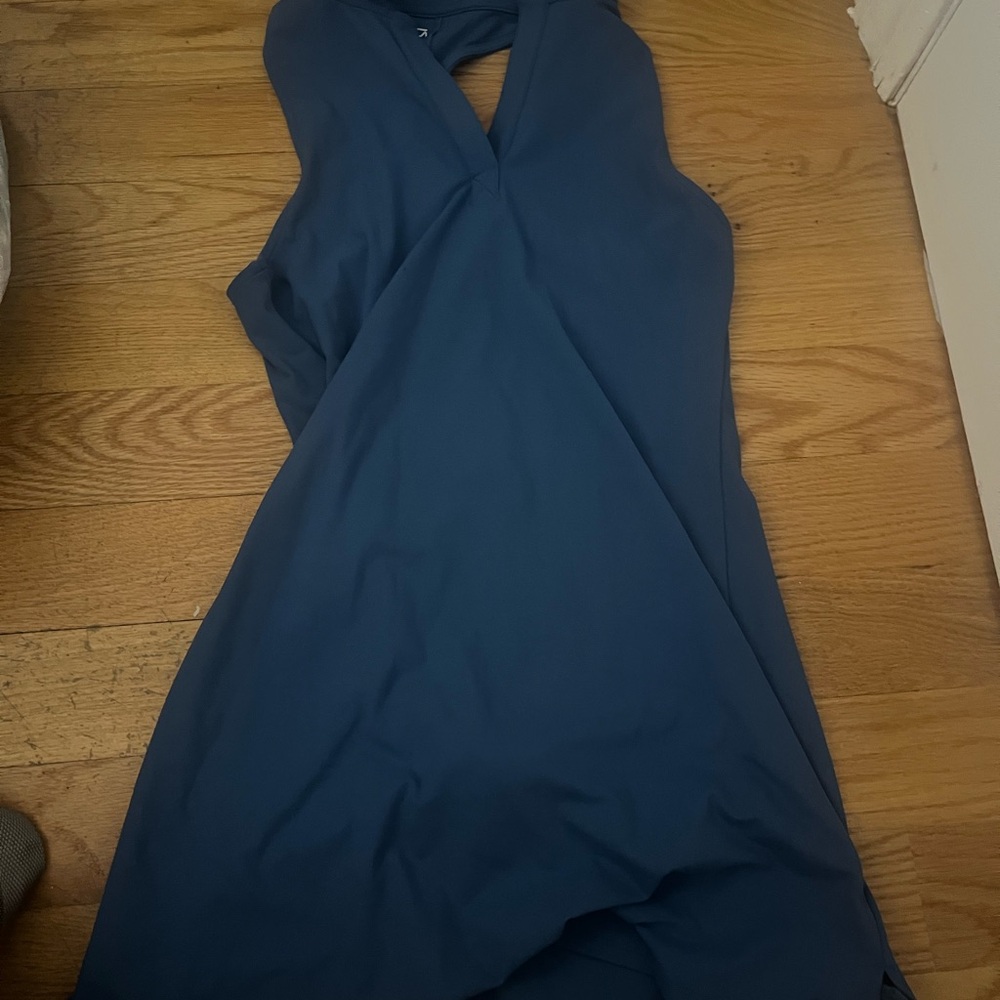 GAP FIT Asymmetrical Blue Dress